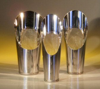 Stainless Steel 3 Piece Scoop Set With Screen - Culture Kraze Marketplace.com