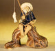 Ceramic Figurine Fisherman Sitting On A Log Large Size - Culture Kraze Marketplace.com