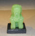 Miniature Glass Chinese Foo Lion with Wooden Stand - Culture Kraze Marketplace.com