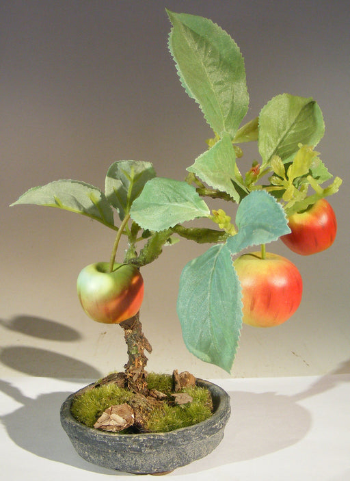 Artificial Apple Bonsai Tree - Culture Kraze Marketplace.com