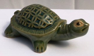 Miniature Ceramic Turtle Figurine - 1.5" - Culture Kraze Marketplace.com