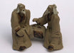 Ceramic Figurine Two Mud Men Sitting On A Bench Playing Chess 2" - Culture Kraze Marketplace.com