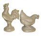 Ceramic Chicken & Rooster Figurines- Set of 4 Various Poses - 3" - Culture Kraze Marketplace.com
