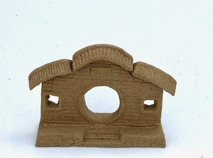 Miniature Ceramic Figurine Memorial Archway - 1.5" - Culture Kraze Marketplace.com
