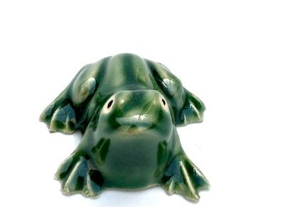 Miniature Ceramic Frog Figuine - 1.0" - Culture Kraze Marketplace.com