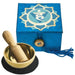 Mini Meditation Bowl Box: 2" Throat Chakra - Culture Kraze Marketplace.com
