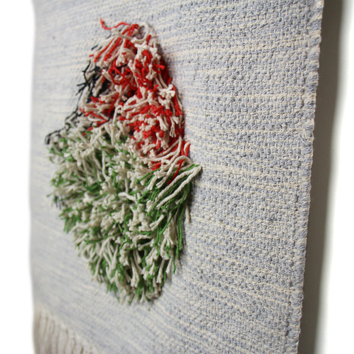 Handwoven Macrame Wall Hanging, Neutral with Mixed Colors - Culture Kraze Marketplace.com