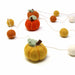Hand Felted Pumpkin Garland-Wool Fall Garland Decor - Culture Kraze Marketplace.com