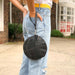 Recycled Rubber Small Round Wristlet - Culture Kraze Marketplace.com