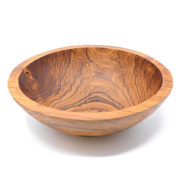 7.5-Inch Hand-carved Olive Wood Bowl - Jedando Handicrafts - Culture Kraze Marketplace.com