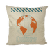 Culture Globe Logo Throw Pillow with Insert - Culture Kraze Marketplace.com