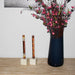 Tall Hand Painted Candles - Pair - Akono Design - Culture Kraze Marketplace.com