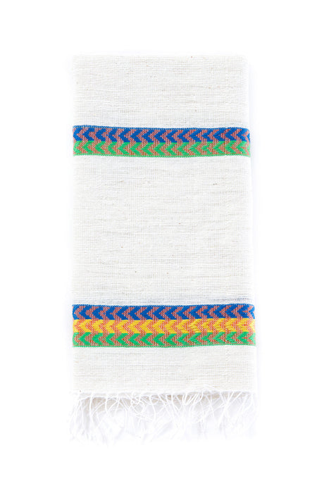 Taytu Ethiopian Cotton Hand Towel and Napkin-Fringed Home Textiles - Culture Kraze Marketplace.com