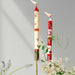 Tall Hand Painted Candles - Three in Box - Kimeta Design - Culture Kraze Marketplace.com