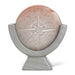 Compass Soapstone Sculpture, Light Gray Stone - Culture Kraze Marketplace.com