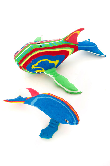 Recycled Flip Flop Whale Sculpture - Culture Kraze Marketplace.com