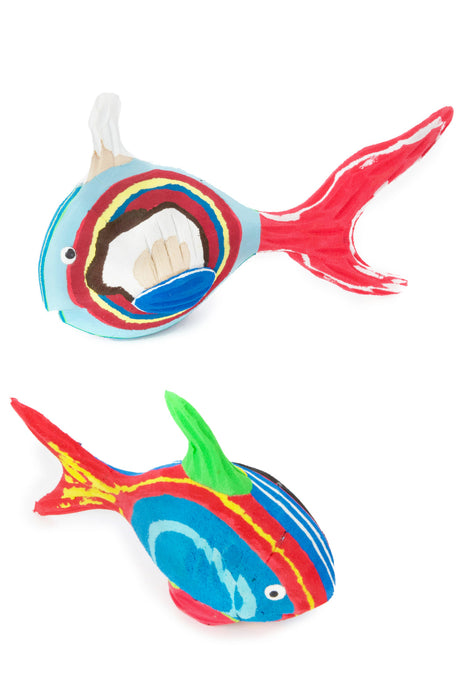 Recycled Flip Flop Fish Sculptures - Culture Kraze Marketplace.com