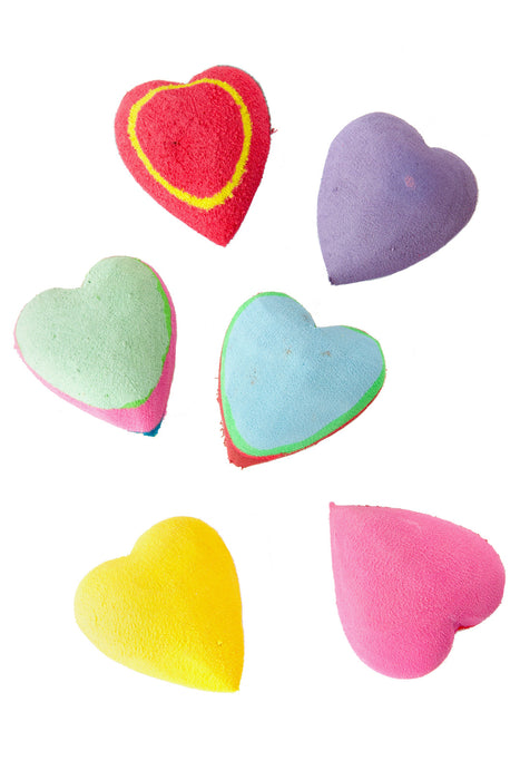Set of Six Recycled Flip Flop Heart Keepsakes - Culture Kraze Marketplace.com