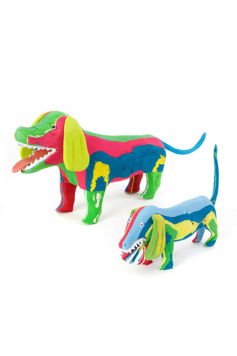 Recycled Flip Flop Dachshund Dog Sculptures - Culture Kraze Marketplace.com