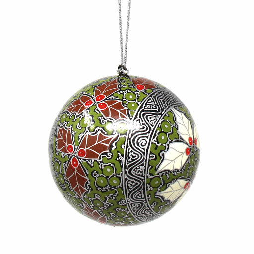 Handpainted Ornaments, Silver Chinar Leaves - Pack of 3 - Culture Kraze Marketplace.com