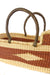 Brown Diamond Moses Basket with Leather Handles - Culture Kraze Marketplace.com