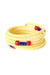 Yellow Phono Disc Coil Bracelet - Culture Kraze Marketplace.com