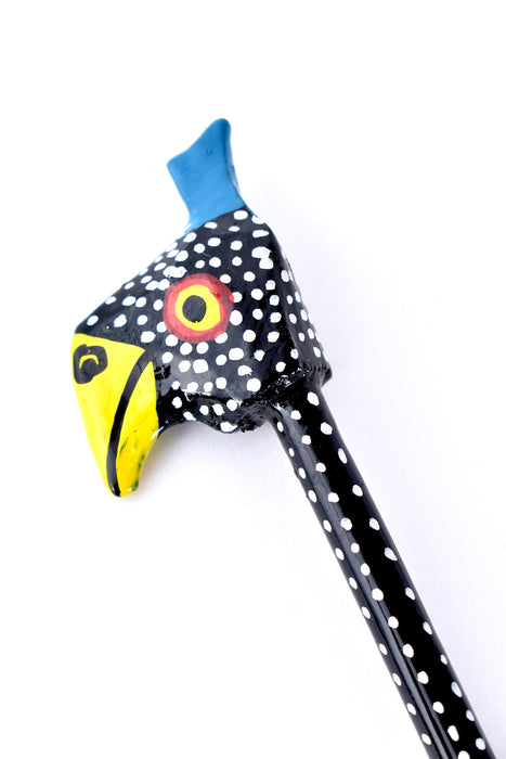 Hand Painted Guinea Fowl Pencil from Kenya - Culture Kraze Marketplace.com