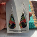 Santo Domingo Multi Stone Inlay Dangle Earrings - Culture Kraze Marketplace.com