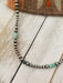 Handmade Sterling Silver & Turquoise Beaded Necklace 18” - Culture Kraze Marketplace.com