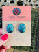 Navajo Turquoise & Sterling Silver Stud Earrings - Culture Kraze Marketplace.com