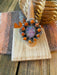 Handmade Sterling Silver, Orange Mojave & Opal Cluster Adjustable Ring - Culture Kraze Marketplace.com