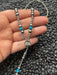 Navajo Sterling Silver & Turquoise Beaded Lariat Necklace - Culture Kraze Marketplace.com