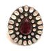 Navajo Sterling Silver, Mother of Pearl & Purple Spiny Cluster Adjustable Ring - Culture Kraze Marketplace.com