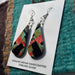 Santo Domingo Multi Stone Inlay Dangle Earrings - Culture Kraze Marketplace.com