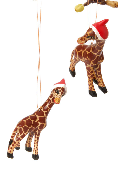 Santa's Little Giraffe Helper Ornament - Culture Kraze Marketplace.com
