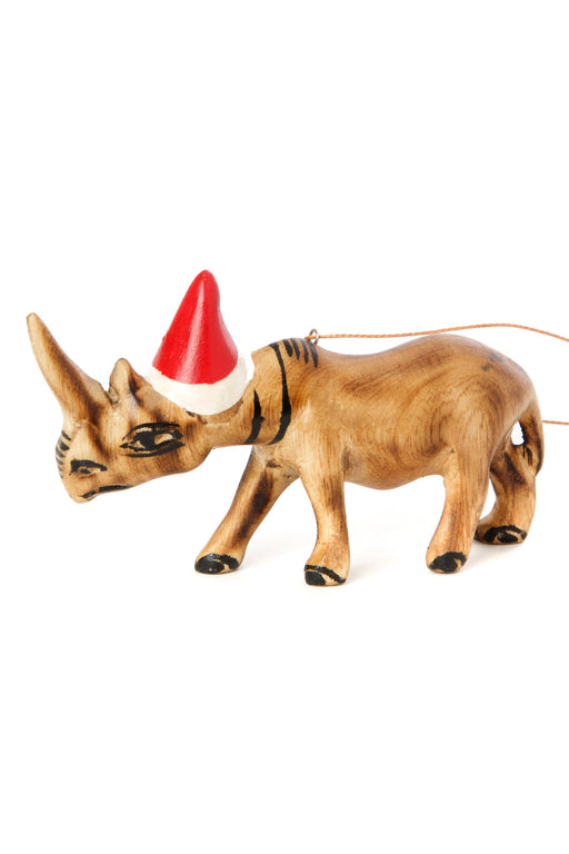 Santa's Little Rhino Helper Ornament - Culture Kraze Marketplace.com