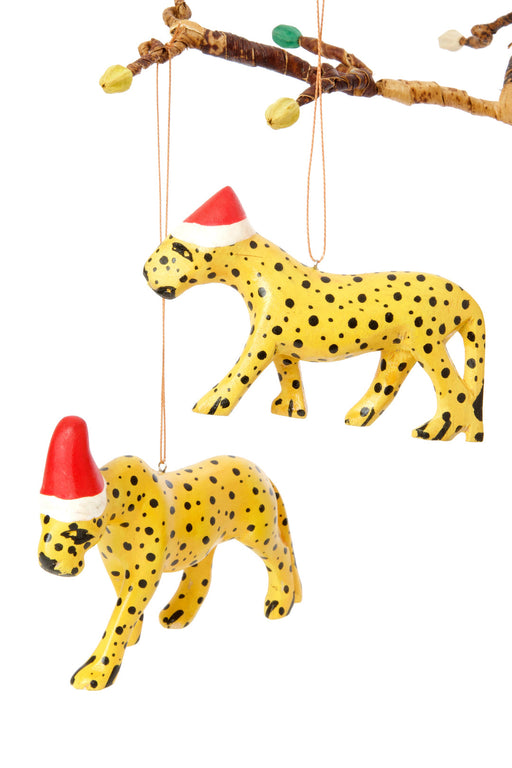Santa's Little Cheetah Helper Ornament - Culture Kraze Marketplace.com
