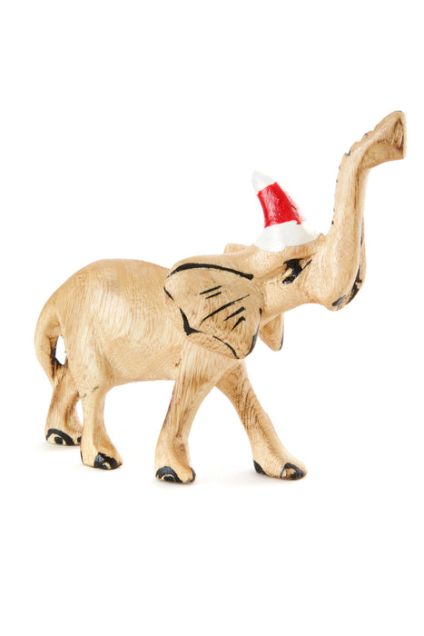 Santa's Little Elephant Helper Sculpture - Culture Kraze Marketplace.com