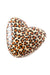 Kenyan Jacaranda Wood Leopard Print Heart - Culture Kraze Marketplace.com