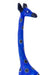 Cobalt Blue Jacaranda Wood Giraffe Sculptures - Culture Kraze Marketplace.com