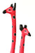 Watermelon Jacaranda Wood Giraffe Sculptures - Culture Kraze Marketplace.com
