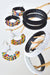 White and Rainbow Maasai Celebration Circle Earrings - Culture Kraze Marketplace.com