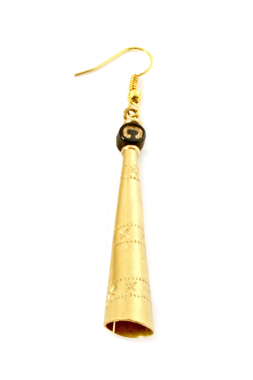 Jubilation Brass Earrings from Kenya - Culture Kraze Marketplace.com