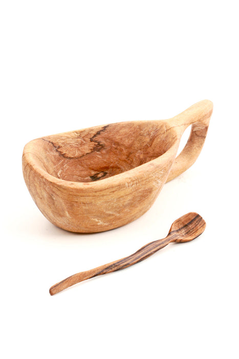 Wild Olive Wood Spice Bowl - Culture Kraze Marketplace.com