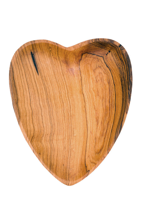 Set of Two Olive Wood Heart Dishes - Culture Kraze Marketplace.com