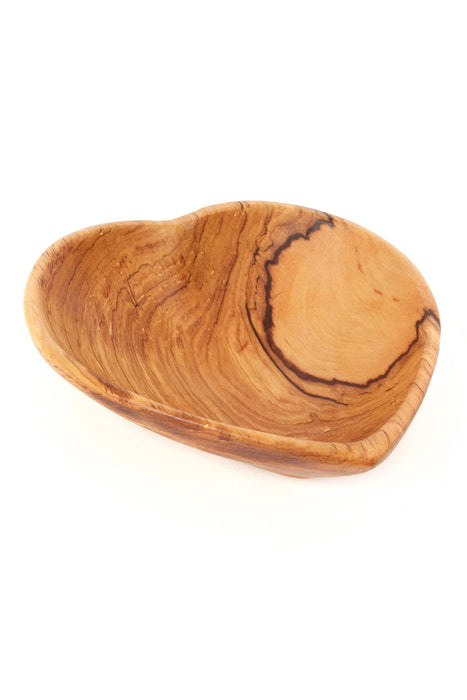 Set of Three Wild Olive Wood Nesting Heart Bowls - Culture Kraze Marketplace.com