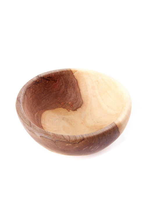 Kenyan Wild Olive Wood Pinch & Prep Bowl - Culture Kraze Marketplace.com