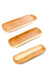 Set of Three Wild Olive Wood Shallow Cracker Trays - Culture Kraze Marketplace.com
