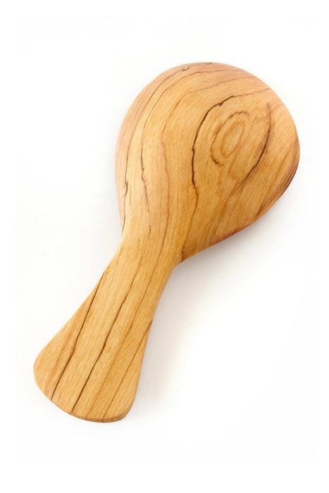 Rounded Wild Olive Wood Rice Scoop - Culture Kraze Marketplace.com