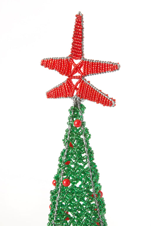 Beaded Wire Christmas Tree Sculptures - Culture Kraze Marketplace.com